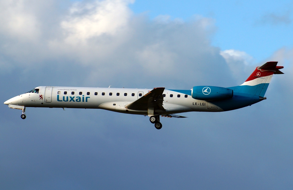 LX-LGI Luxair Embraer ERJ 145