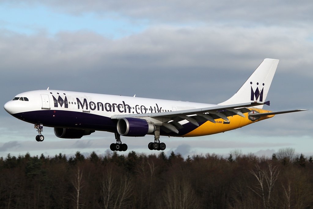 Monarch Airlines Airbus A300B4-605R G-OJMR