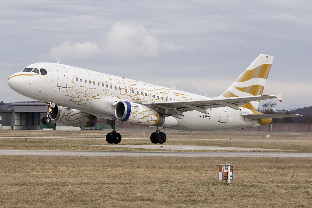 British Airways Airbus A319-131 - G-EUPG "Dove"