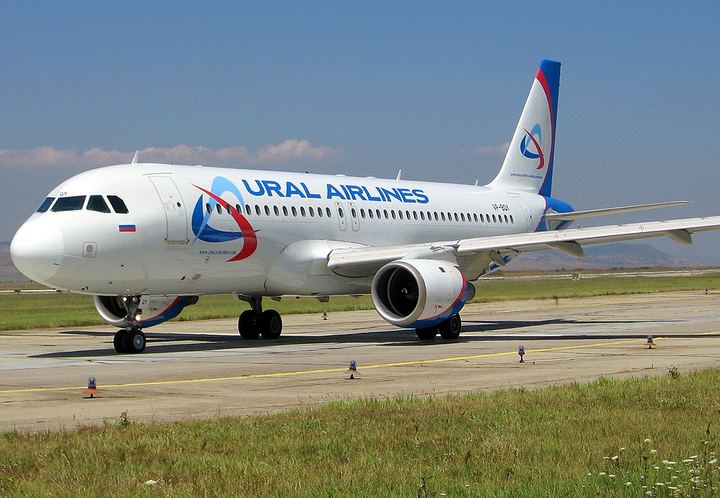 Airbus A320 - Ural Airlines. Ging zur Home-Base nach Yekaterinburg