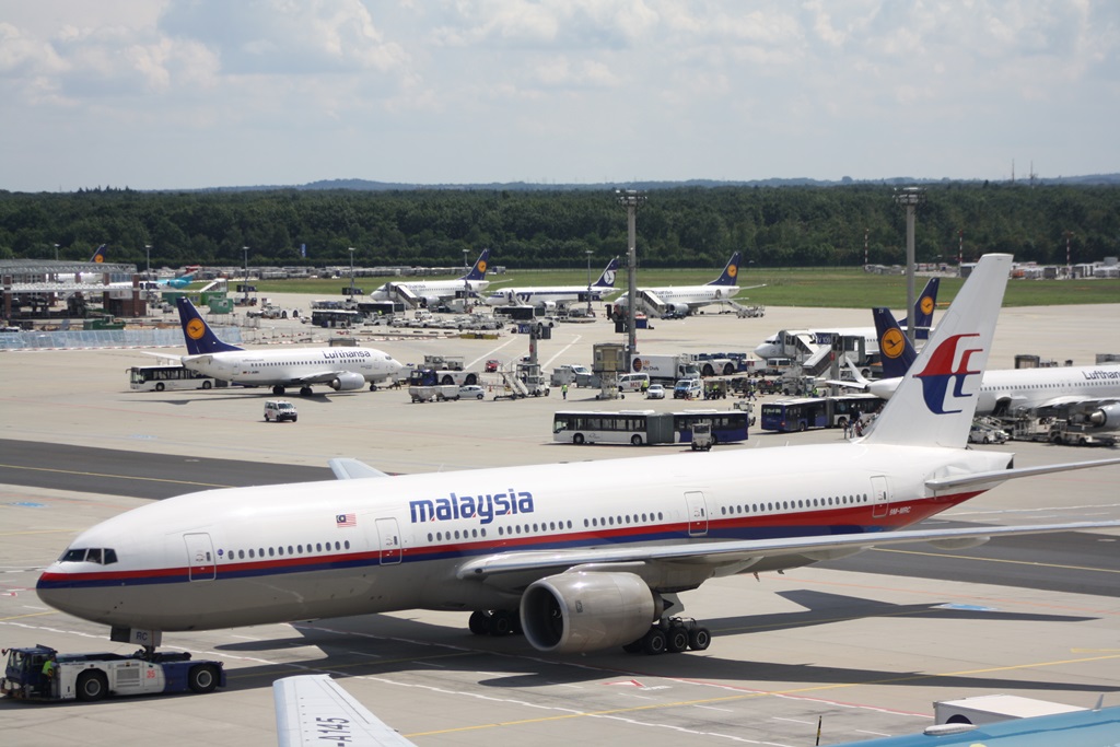 Malaysia Airlines 777-200 9M-MRC, solange sie noch fliegt