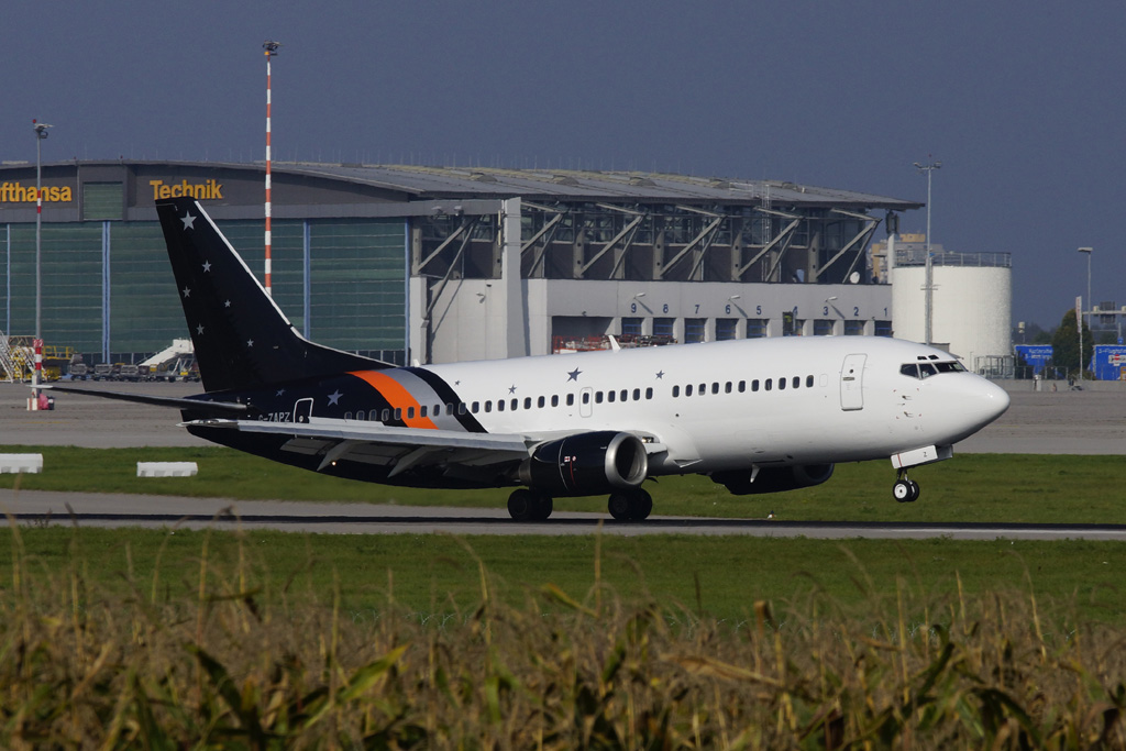 Boeing 737, G-ZAPZ, Titan Airways