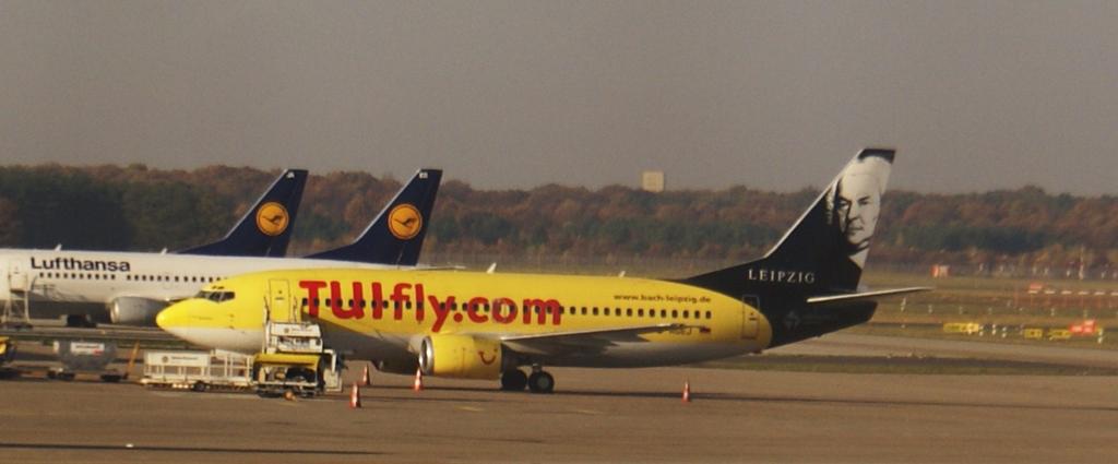 TUIFLY m Bach-Leipzig Werbung