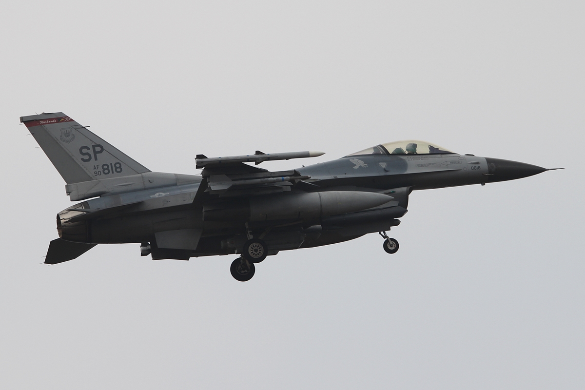 USA - Air Force General Dynamics F-16CJ Fighting Falcon 90-0818