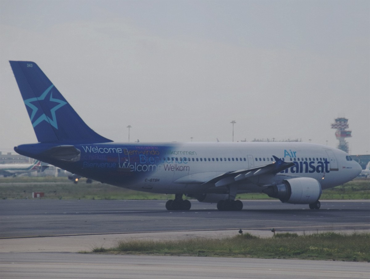 Air Transat C-GTSH ,,WELCOME,, A310-308