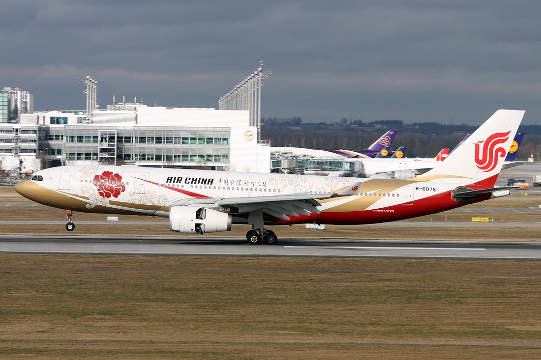 Air China Airbus A330-243 B-6075