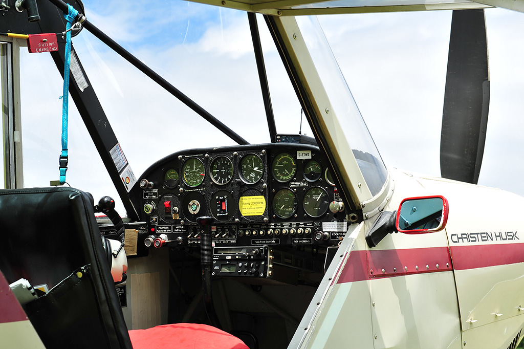D-ETWZ Christen A-1 Husky - Blick ins Cockpit
