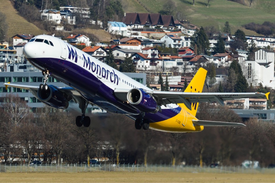 Monarch 2 mal am Tag mit A321