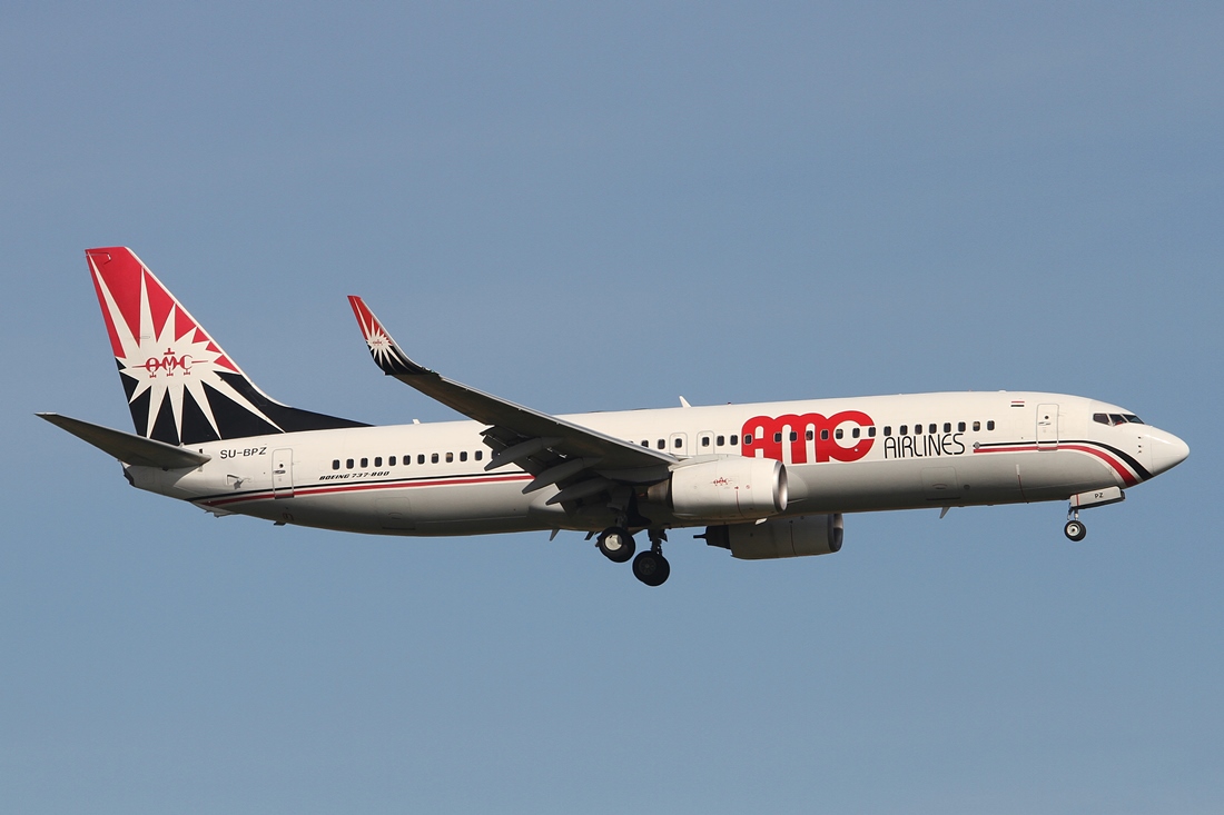 AMC Airlines  Boeing 737-86N SU-BPZ