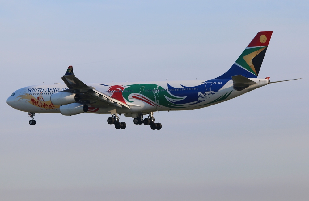 ZS-SXD South African Airways Airbus A340-313