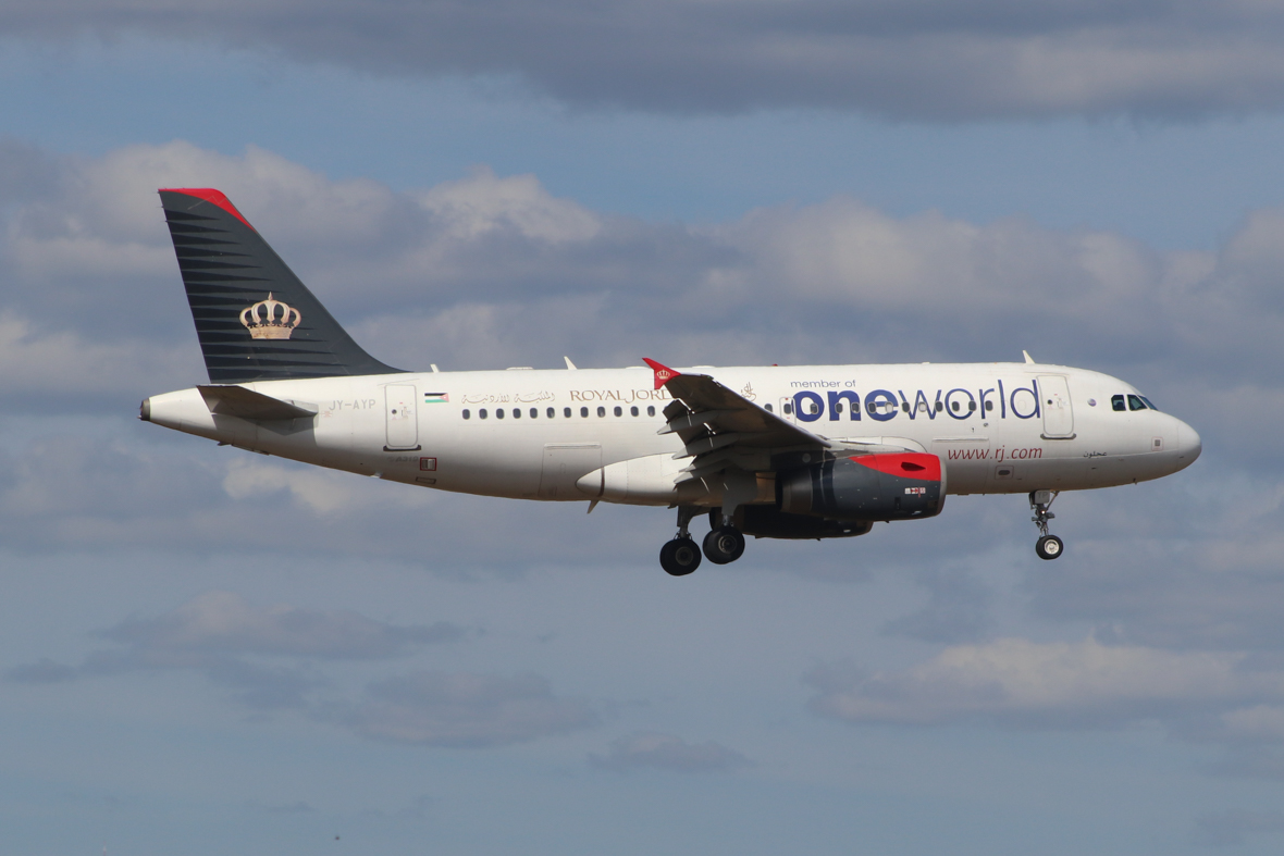 JY-AYP // Airbus A319-132 (10 Jahre alt) // Royal Jordanian // RJ125 aus Amman