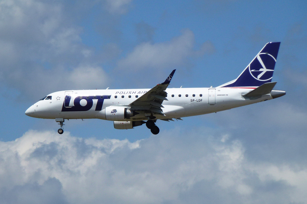SP-LDF, LOT Polish Airlines Embraer ERJ-170-100LR